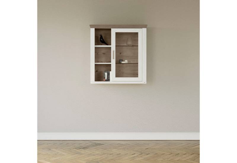 set one by Musterring Hängeschrank York Typ 21, mit Glastür, offene Fächer, Beleuchtung optional, B 105 cm von set one by Musterring