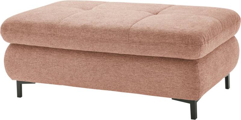 set one by Musterring Hocker SO 3400, Metallfuß schwarz, verschiedene Farben, Aufklappfunktion, B129 x T64cm von set one by Musterring
