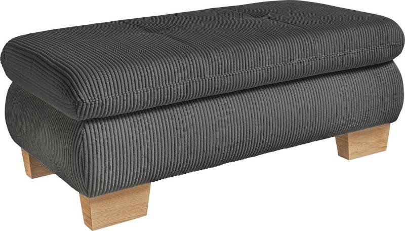set one by Musterring Hocker SO 3400, Metallfuß schwarz, verschiedene Farben, Aufklappfunktion, B129 x T64cm von set one by Musterring