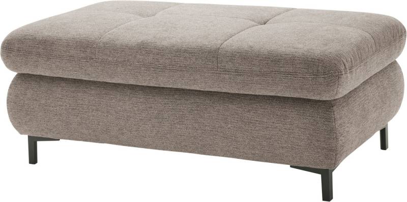 set one by Musterring Hocker SO 3400, Metallfuß schwarz, verschiedene Farben, Aufklappfunktion, B129 x T64cm von set one by Musterring