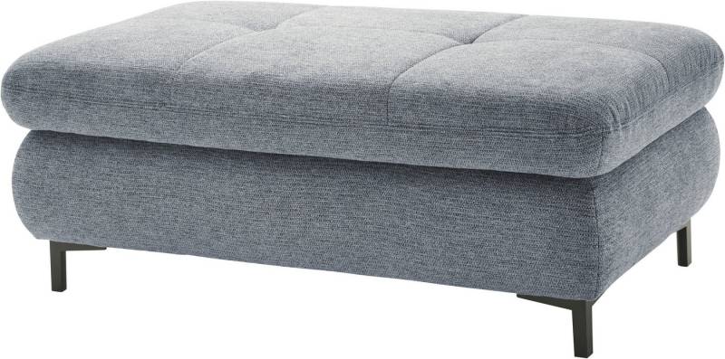 set one by Musterring Hocker SO 3400, Metallfuß schwarz, verschiedene Farben, Aufklappfunktion, B129 x T64cm von set one by Musterring