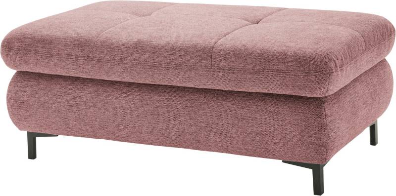 set one by Musterring Hocker SO 3400, Metallfuß schwarz, verschiedene Farben, Aufklappfunktion, B129 x T64cm von set one by Musterring