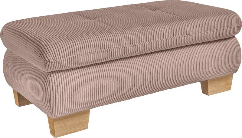 set one by Musterring Hocker SO 3400, Metallfuß schwarz, verschiedene Farben, Aufklappfunktion, B129 x T64cm von set one by Musterring