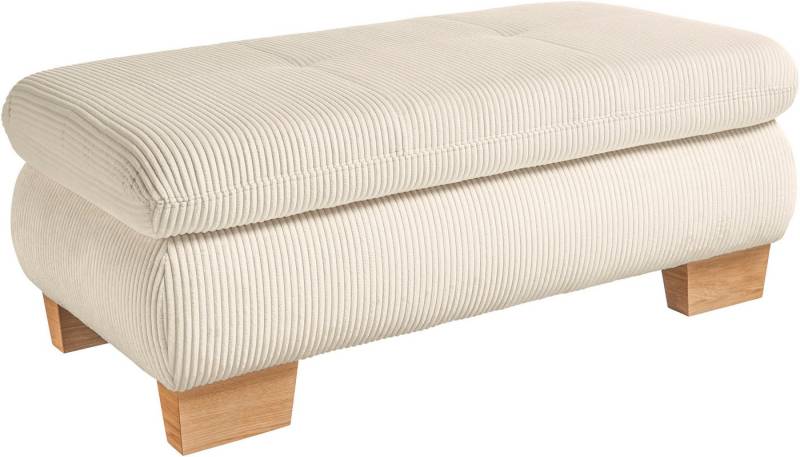 set one by Musterring Hocker SO 3400, Metallfuß schwarz, verschiedene Farben, Breite 129 x Tiefe 64 cm von set one by Musterring