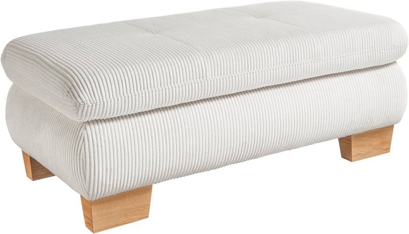 set one by Musterring Hocker SO 3400, Metallfuß schwarz, verschiedene Farben, Breite 129 x Tiefe 64 cm von set one by Musterring