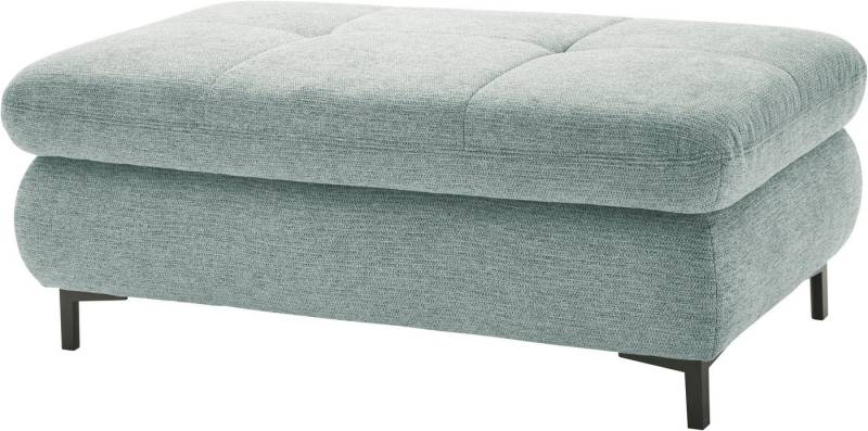 set one by Musterring Hocker SO 3400, Metallfuß schwarz, verschiedene Farben, Breite 129 x Tiefe 64 cm von set one by Musterring