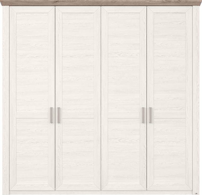 set one by Musterring Kleiderschrank York Schlafen (1-St) mit Holztüren und Kranz in Eiche, versch. Breiten, Höhe 207 x T60cm von set one by Musterring