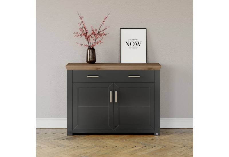 set one by Musterring Sideboard York, Typ 53, in 3 Farbvarianten erhältlich, Landhausstil, Maße 129 x 95 cm von set one by Musterring
