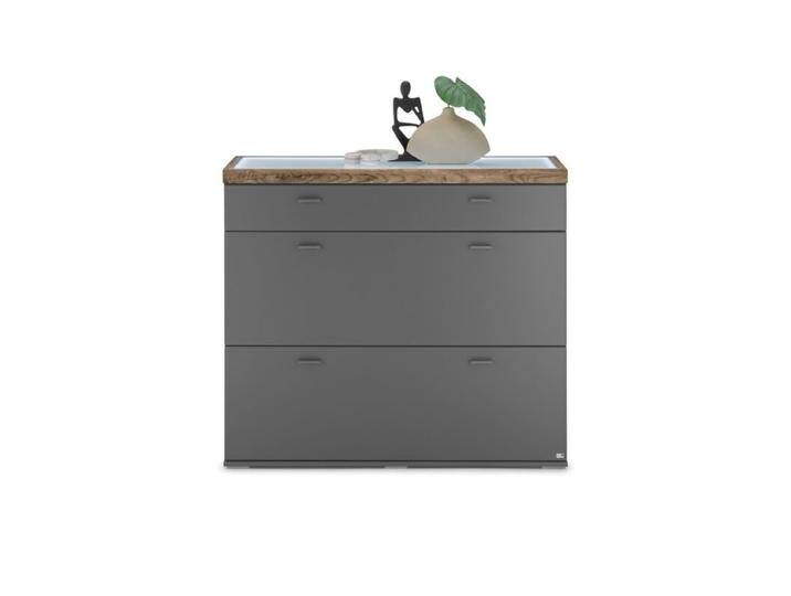 set one by Musterring Lancaster-Dielen Sideboard Type 106 mit LED-Beleuchtung - Dekor Grau Anthrazit/Eiche Ribbeck cognac Nachbildung set one by Musterring Lancaster-Dielen Sideboard Type 106 mit LED-Beleuchtung - Dekor Grau Anthrazit/Eiche Ribbeck cognac Nachbildung von set-one-by-Musterring