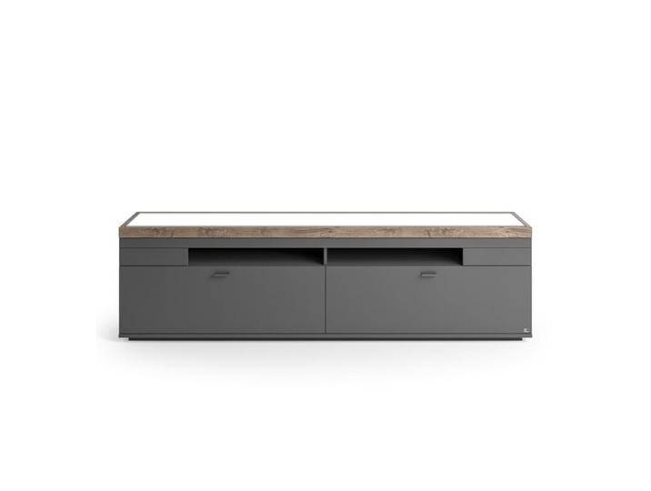 set one by Musterring Lancaster Lowboard Type 34 mit Deckplatte aus Glas - optional mit LED-Beleuchtung - Dekor Grau Anthrazit , ohne Zubehör set one by Musterring Lancaster Lowboard Type 34 mit Deckplatte aus Glas - optional mit LED-Beleuchtung - Dekor Grau Anthrazit , ohne Zubehör von set-one-by-Musterring