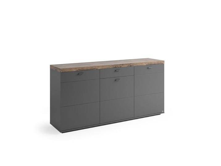 set one by Musterring Lancaster Sideboard Type 55 - optional mit Türdämpfer - Dekor weiß matt , ohne Zubehör, Modern, Skandinavisch, Soft-Close-Funktion von set-one-by-Musterring
