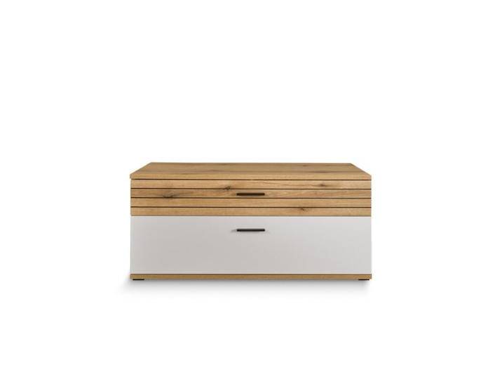 set one by Musterring Quincy TV-Lowboard Type 03 – 1 Schubkasten, 1 Klappe - Dekor Lichtgrau, Modern, Skandinavisch von set-one-by-Musterring