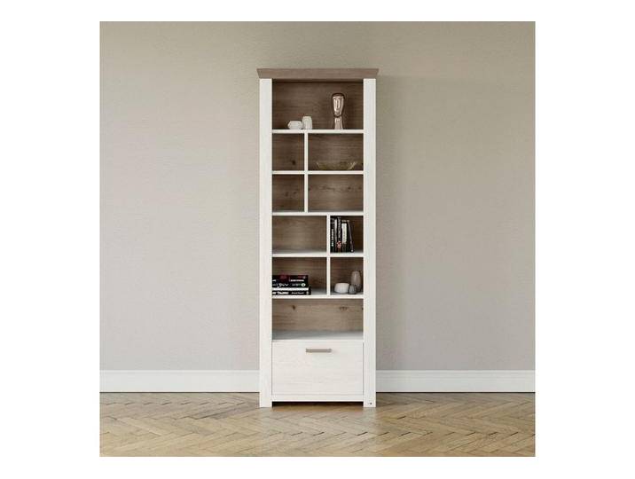 set one by Musterring Regal York, Typ 07, offenes Design, B 75 x H 207 cm, weiß von set-one-by-Musterring