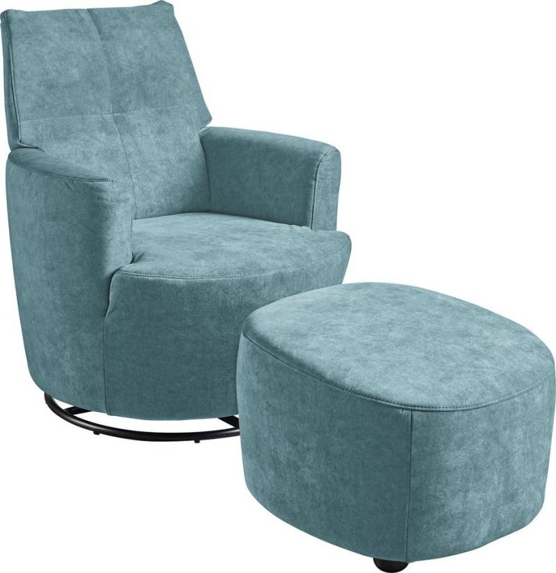 set one by Musterring Relaxsessel SO 1450 (Set), mit Dreh- und Wippfunktion, inklusive Hocker von set one by Musterring