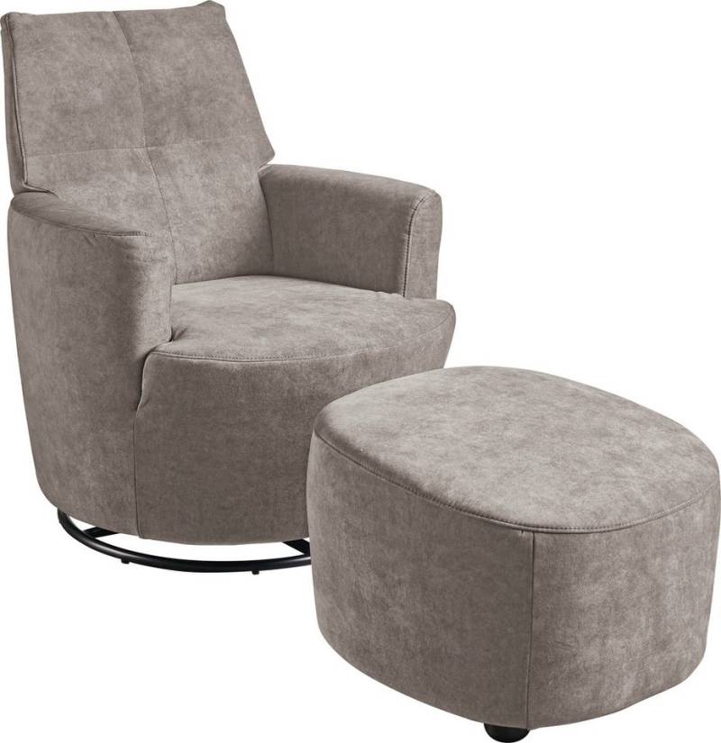 set one by Musterring Relaxsessel SO 1450 (Set), mit Dreh- und Wippfunktion, inklusive Hocker von set one by Musterring