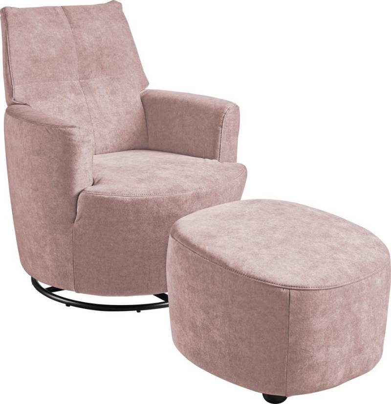 set one by Musterring Relaxsessel SO 1450 (Set), mit Dreh- und Wippfunktion, inklusive Hocker von set one by Musterring