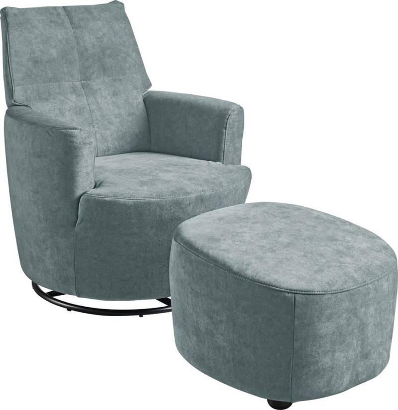 set one by Musterring Relaxsessel SO 1450 (Set), mit Dreh- und Wippfunktion, inklusive Hocker von set one by Musterring