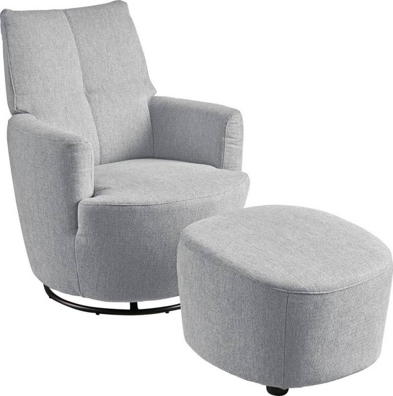 set one by Musterring Relaxsessel SO 1450 (Set), mit Dreh- und Wippfunktion, inklusive Hocker von set one by Musterring