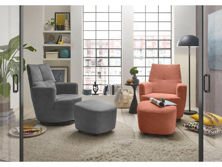 set one by Musterring Relaxsessel SO 1450 (Set), mit Dreh- und Wippfunktion, inklusive Hocker von set-one-by-Musterring