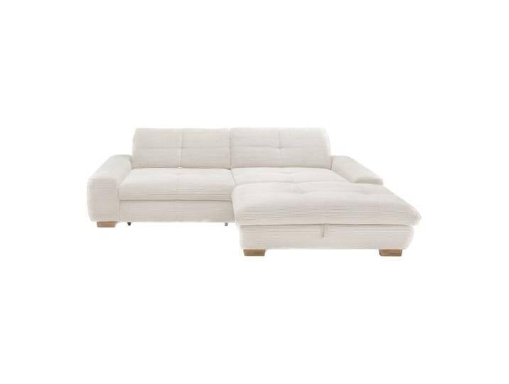 set one by Musterring SO 1200 Sofa in Cord oder Flachgewebe mit Rücken- und Sitztiefenverstellung - Cord cream , rechts , Basis Modell von set-one-by-Musterring
