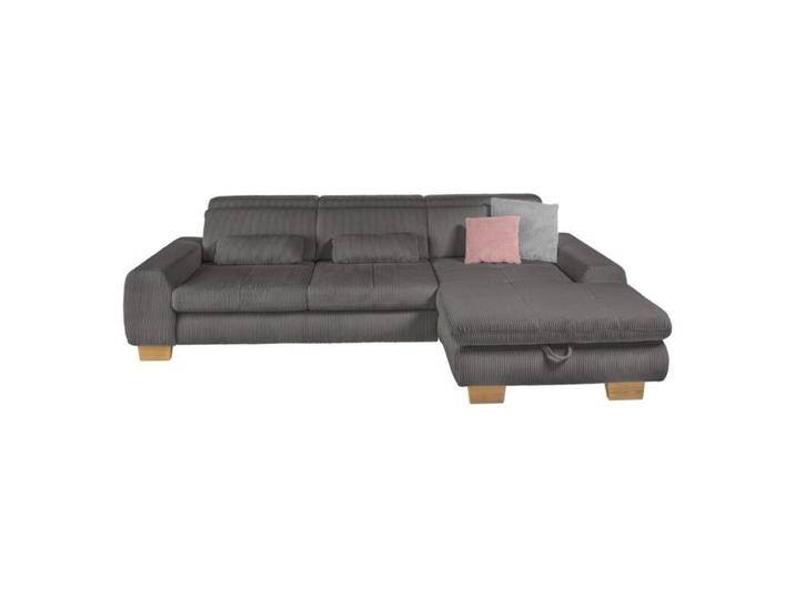 set one by Musterring SO 3400 Ecksofa in Cord mit manueller Sitztiefenverstellung und opt. Schlaffunktion - Cord anthrazit , Komfort Modell , rechts set one by Musterring SO 3400 Ecksofa in Cord mit manueller Sitztiefenverstellung und opt. Schlaffunktion - Cord anthrazit , Komfort Modell , rechts von set-one-by-Musterring