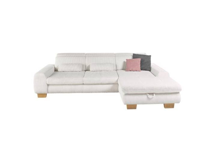 set one by Musterring SO 3400 Ecksofa in Cord mit manueller Sitztiefenverstellung und opt. Schlaffunktion - Cord silver , Basis Modell , rechts set one by Musterring SO 3400 Ecksofa in Cord mit manueller Sitztiefenverstellung und opt. Schlaffunktion - Cord silver , Basis Modell , rechts von set-one-by-Musterring