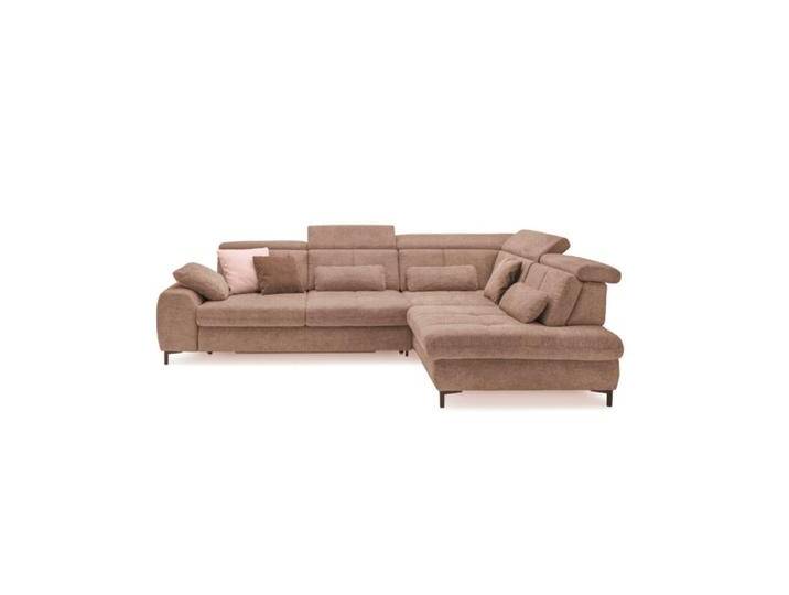 set one by Musterring SO 3400 Ecksofa mit Siztiefenverstellung und opt. Schlaffunktion - Strukturgewebe Famosa siena , Schlaffunktion , rechts von set-one-by-Musterring