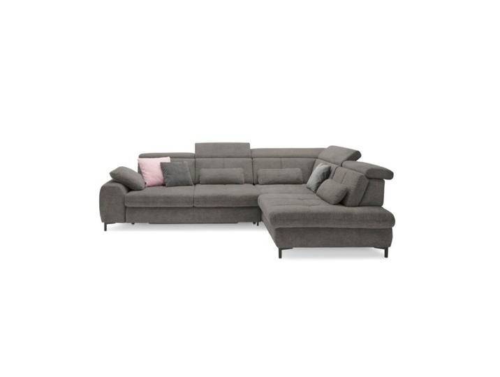 set one by Musterring SO 3400 Ecksofa mit Siztiefenverstellung und opt. Schlaffunktion - Strukturgewebe Famosa slate , Schlaffunktion , rechts von set-one-by-Musterring