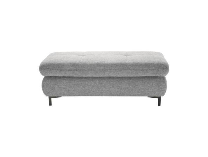 set one by Musterring SO 3400 Hocker aufklappbar - Strukturgewebe Famosa grey, Modern, Zeitlos von set-one-by-Musterring