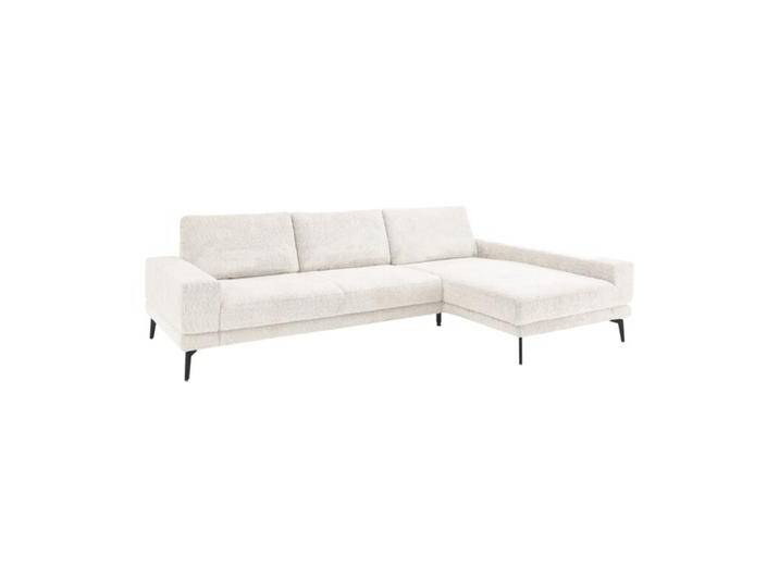 set one by Musterring SO 3600 Ecksofa - optional mit Funktionen und Zusatzausstattung - Textilgewebe Kama natur , 42 , Basis Modell , rechts, Modern, Zeitlos, automatische Sitztiefenverstellung, manuelle Sitztiefenverstellung von set-one-by-Musterring
