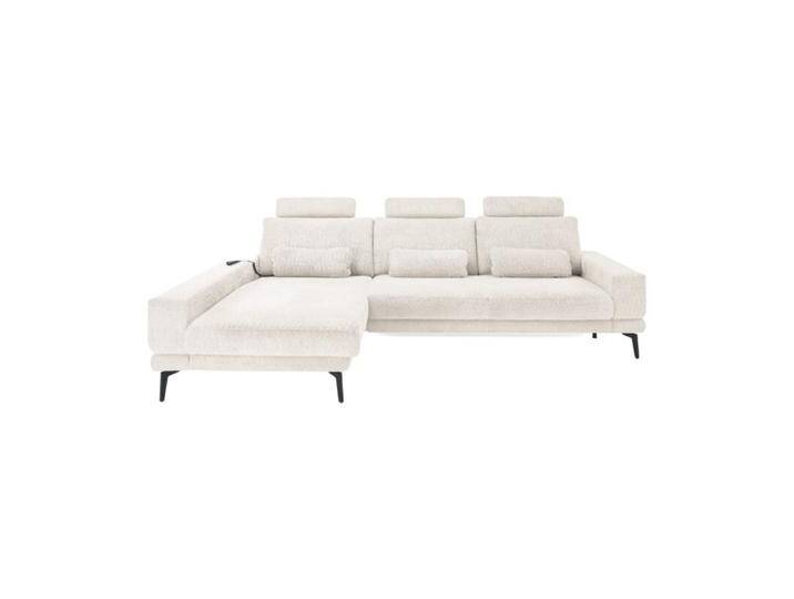set one by Musterring SO 3600 Ecksofa - optional mit Funktionen und Zusatzausstattung - Textilgewebe Kama natur , 44 , Komfort Modell , links von set-one-by-Musterring