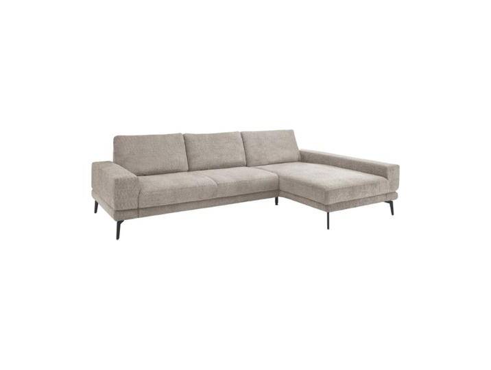 set one by Musterring SO 3600 Ecksofa - optional mit Funktionen und Zusatzausstattung - Textilgewebe Kama stone , 44 , Basis Modell , rechts, Modern, Zeitlos, automatische Sitztiefenverstellung, manuelle Sitztiefenverstellung von set-one-by-Musterring