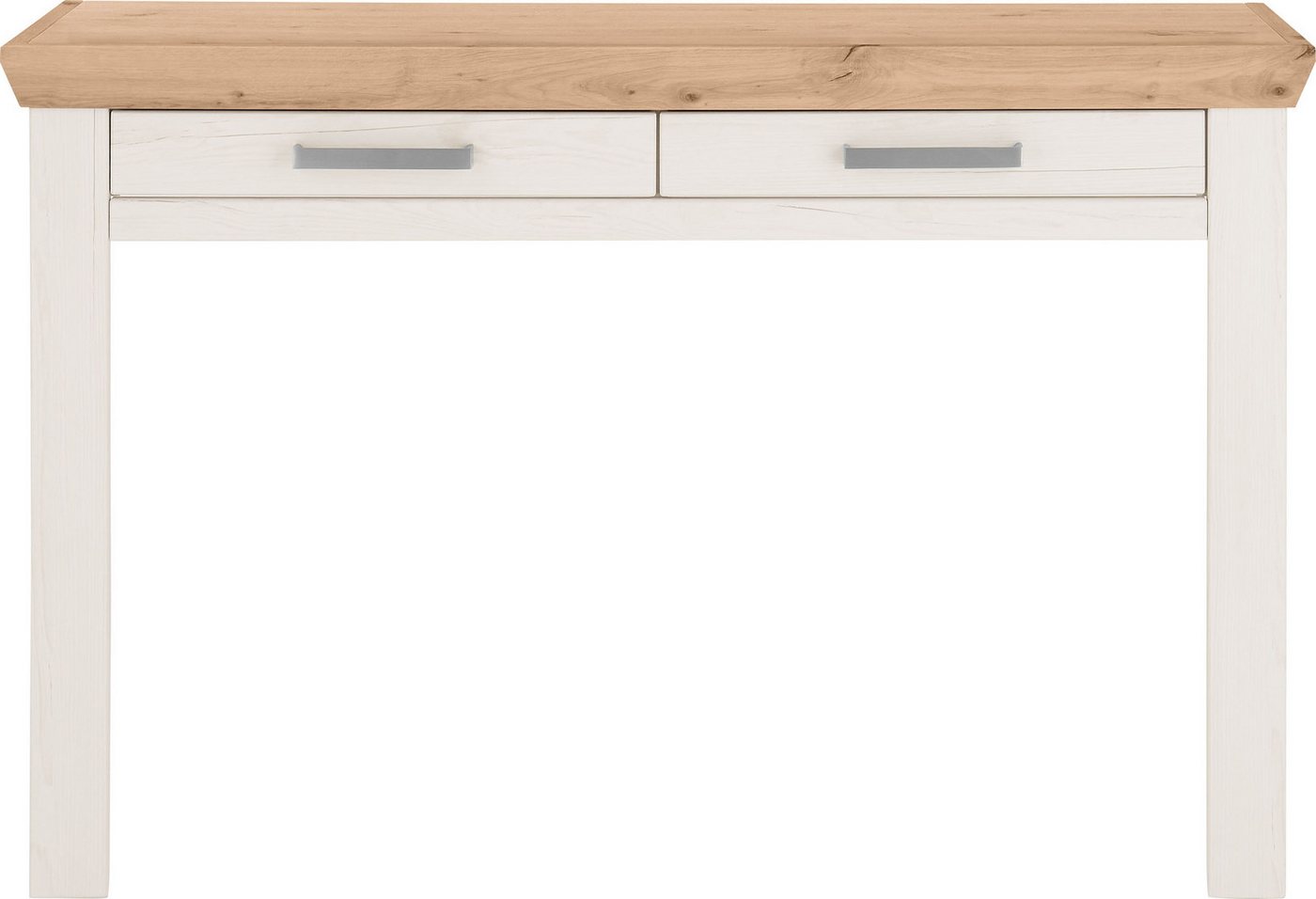 set one by Musterring Schminktisch (1-St), mit zwei Schubkästen, Landhausstil, Metallgriff, B 123 x H 80 x T 40cm von set one by Musterring