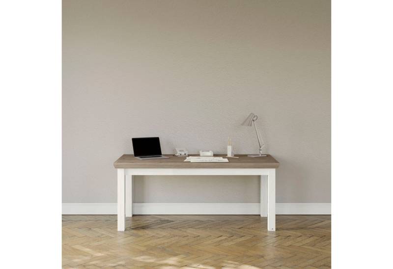 set one by Musterring Schreibtisch York, Im Landhaus-Stil, in 3 Farben erhältlich, Breite 180 cm von set one by Musterring