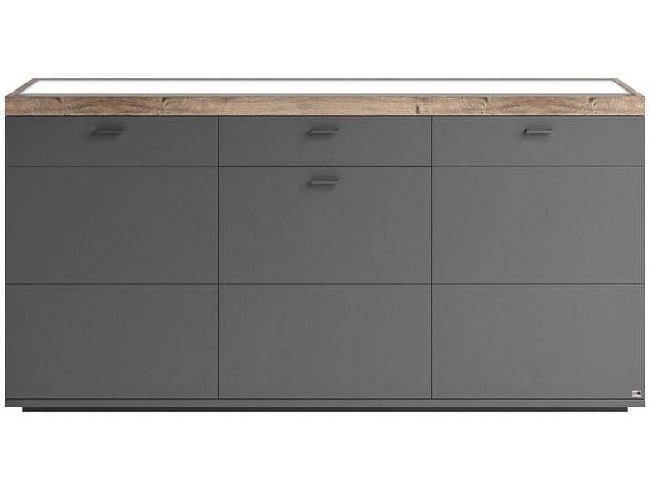 set one by Musterring Sideboard Lancaster, In 2 Farben, mit unterschiedlichen Oberplatten auswählbar, grau von set-one-by-Musterring
