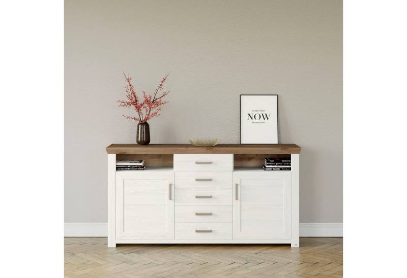set one by Musterring Sideboard York, Typ 55, mit viel Stauraum, im Landhaus-Stil, B 184 x H 95 cm von set one by Musterring
