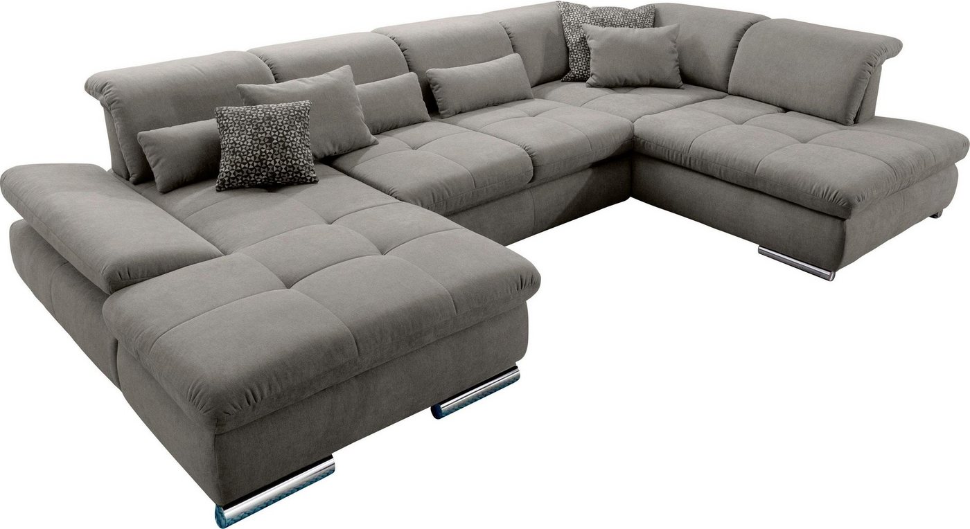 set one by Musterring Wohnlandschaft SO 4100 komfortable Federkernunterfederung, inkl. Kopfteilverstellung, wahlweise Bettfunktion und Sitztiefenverstellung, U-Form set one by Musterring Wohnlandschaft SO 4100 komfortable Federkernunterfederung, inkl. Kopfteilverstellung, wahlweise Bettfunktion und Sitztiefenverstellung, U-Form von set one by Musterring