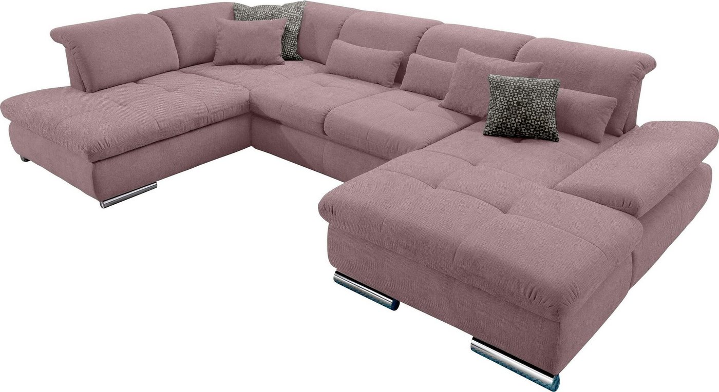 set one by Musterring Wohnlandschaft SO 4100 komfortable Federkernunterfederung, inkl. Kopfteilverstellung, wahlweise Bettfunktion und Sitztiefenverstellung, U-Form set one by Musterring Wohnlandschaft SO 4100 komfortable Federkernunterfederung, inkl. Kopfteilverstellung, wahlweise Bettfunktion und Sitztiefenverstellung, U-Form von set one by Musterring