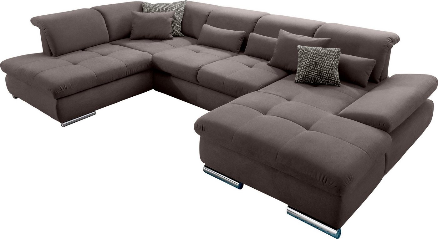 set one by Musterring Wohnlandschaft SO 4100 komfortable Federkernunterfederung, inkl. Kopfteilverstellung, wahlweise Bettfunktion und Sitztiefenverstellung, U-Form set one by Musterring Wohnlandschaft SO 4100 komfortable Federkernunterfederung, inkl. Kopfteilverstellung, wahlweise Bettfunktion und Sitztiefenverstellung, U-Form von set one by Musterring