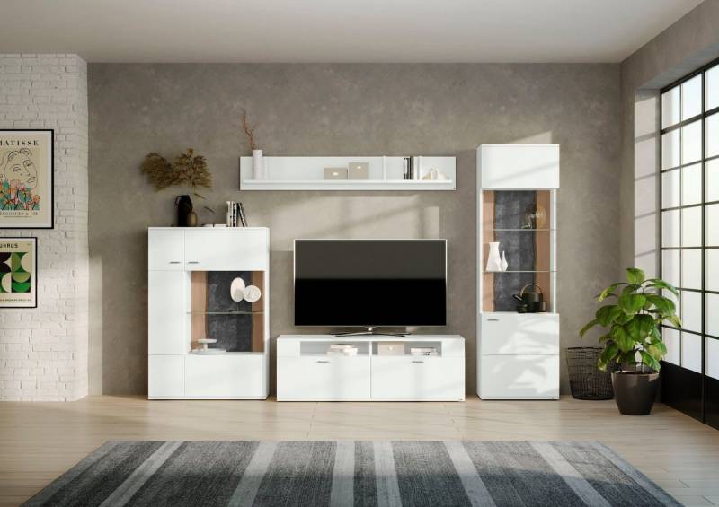 set one by Musterring Wohnwand TACOMA, (Set, 4-St), Typ 52, mit Wandboard von set one by Musterring