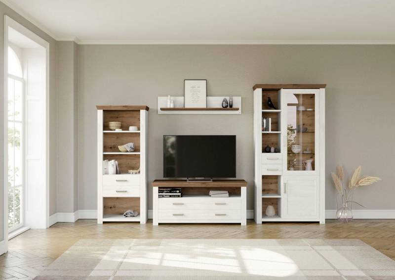 set one by Musterring Wohnwand York, (4-St), Kombination mit 4 Teilen, in 3 Farbvarianten, Gesamtbreite 340 cm von set one by Musterring