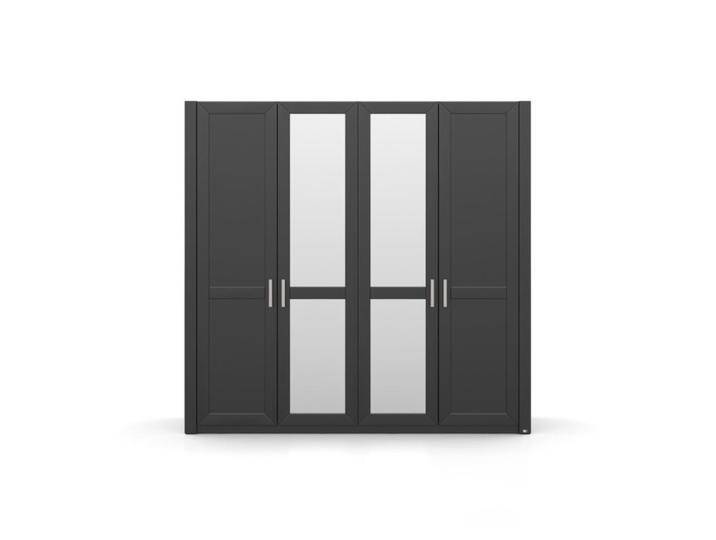 set one by Musterring York-Schlafen Drehtürenschrank 4-trg. mit 2 Spiegeltüren - Dekor Grau Anthrazit , Basis Modell set one by Musterring York-Schlafen Drehtürenschrank 4-trg. mit 2 Spiegeltüren - Dekor Grau Anthrazit , Basis Modell von set-one-by-Musterring