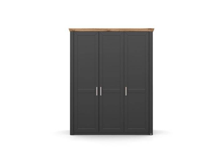 set one by Musterring York-Schlafen Drehtürenschrank mit 3 Türen - Dekor Grau Anthrazit , Komfort Modell von set-one-by-Musterring