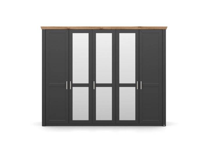 set one by Musterring York-Schlafen Drehtürenschrank mit 5 Türen, davon 3 verspiegelt - Dekor Grau Anthrazit , Komfort Modell set one by Musterring York-Schlafen Drehtürenschrank mit 5 Türen, davon 3 verspiegelt - Dekor Grau Anthrazit , Komfort Modell von set-one-by-Musterring