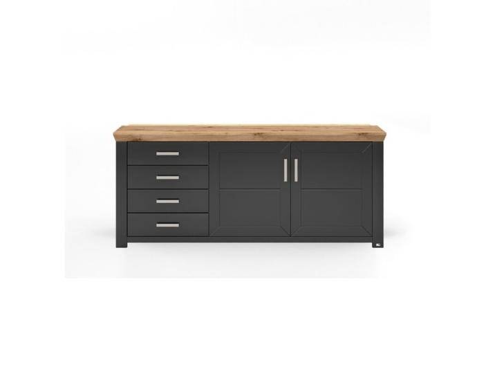 set one by Musterring York Sideboard Type 51 mit 2 Türen und 4 Schubkästen - Dekor grau anthrazit Artisan Eiche Nachbildung set one by Musterring York Sideboard Type 51 mit 2 Türen und 4 Schubkästen - Dekor grau anthrazit Artisan Eiche Nachbildung von set-one-by-Musterring
