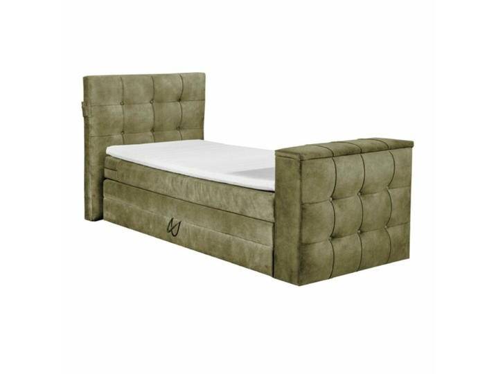 set one by Musterring richmond Boxspringbett 120 x 200 cm inkl. TV-Halterung - Microvelours olive , ohne Zusatzausstattung set one by Musterring richmond Boxspringbett 120 x 200 cm inkl. TV-Halterung - Microvelours olive , ohne Zusatzausstattung von set-one-by-Musterring