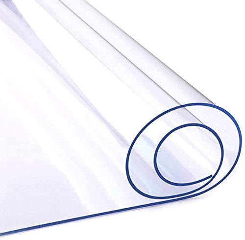 seveni Bodenschutzmatte transparent, Transparent Bodenschutzmatte PVC Bürostuhlunterlage Fliesen Bodenschutz Bürostuhl Stuhlmatte Unterlegmatte 0.5mm(100x140cm/39.37x55.12in) von seveni