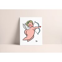 Lili Kunstdruck - Fat Angel, Körper Positive Kunst, Positives Poster, Cartoon, Fat Woman, Plus Size Frau Geschenk, Cupid Lili Kunstdruck - Fat Angel, Körper Positive Kunst, Positives Poster, Cartoon, Fat Woman, Plus Size Frau Geschenk, Cupid von sexyfation