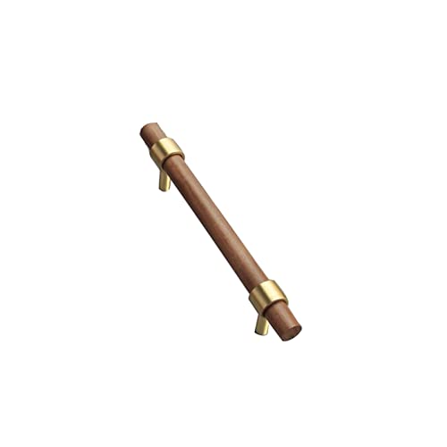 Möbelgriffe Bogengriffe Möbelknöpfe Möbelknäufe Türgriff?Messing Griffe Schrankgriffe Schubladengriffe Küchenschrank Stangengriff,holzgriffe für schränke Nussbaum (160mm(4.8in),Walnut) von sgxxkj123