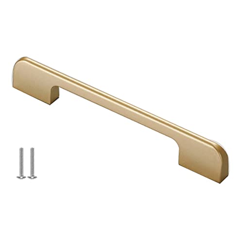 Möbelgriffe Küchengriffe Schrankgriffe Golden Türgriff Zieht Griffe, Modern Türknöpfe Schublade Stoßgriff, für Kleiderschrank Büro Heimdekoration 1Stück (hole distance 320mm) von sgxxkj123